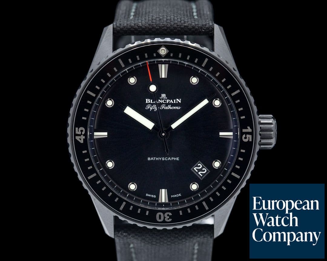 Image of Blancpain Fifty Fathoms Bathyscaphe Ceramic