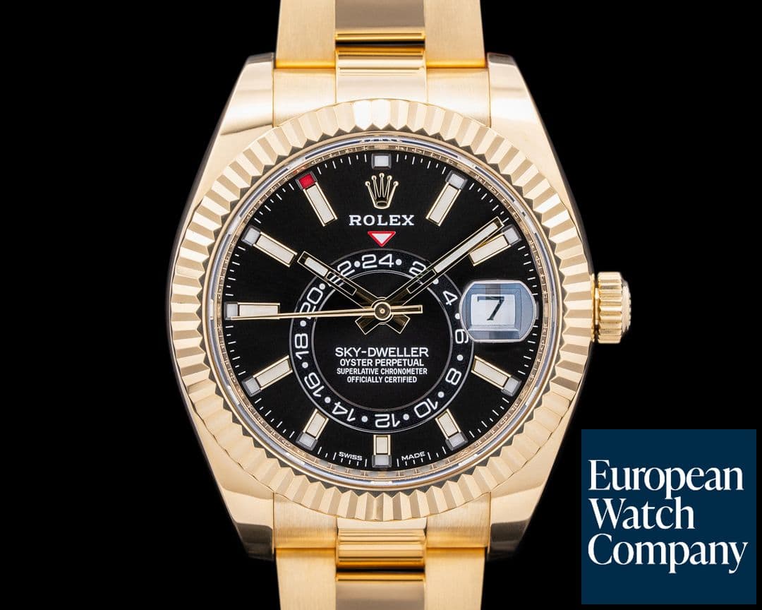 Image of Rolex Sky Dweller 18K Yellow Gold / Black Dial