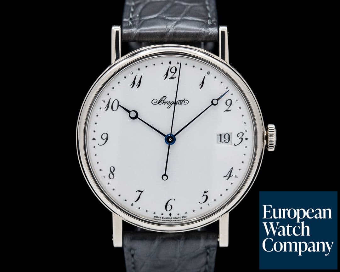 Image of Breguet Classique 5177BB Automatic Enamel Dial 18K White Gold