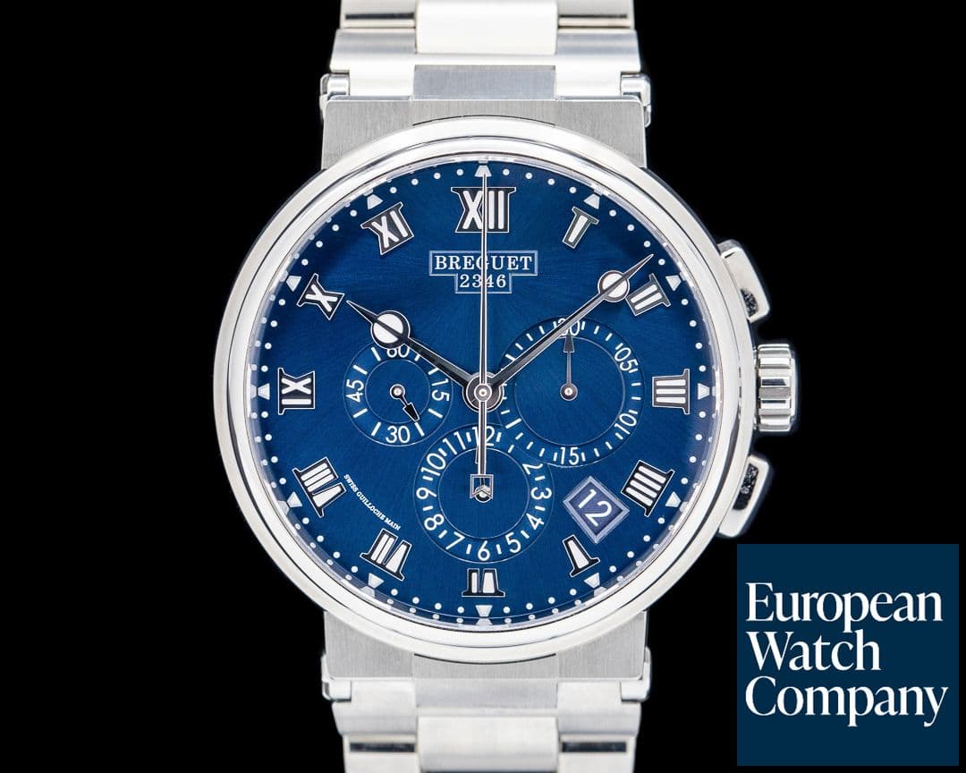 Image of Breguet Marine Chronograph Titanium / Blue Dial 2023