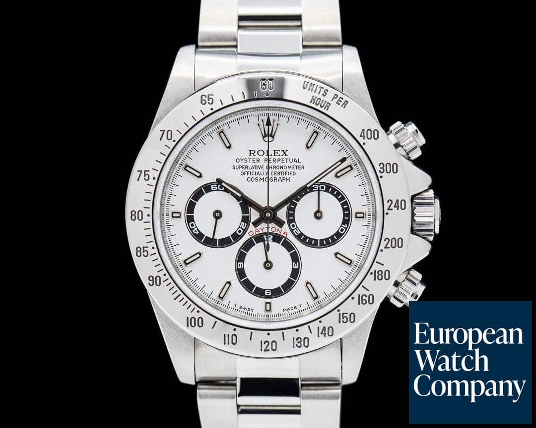 Image of Rolex Daytona 16520 "Zenith" White Dial SS c. 1997