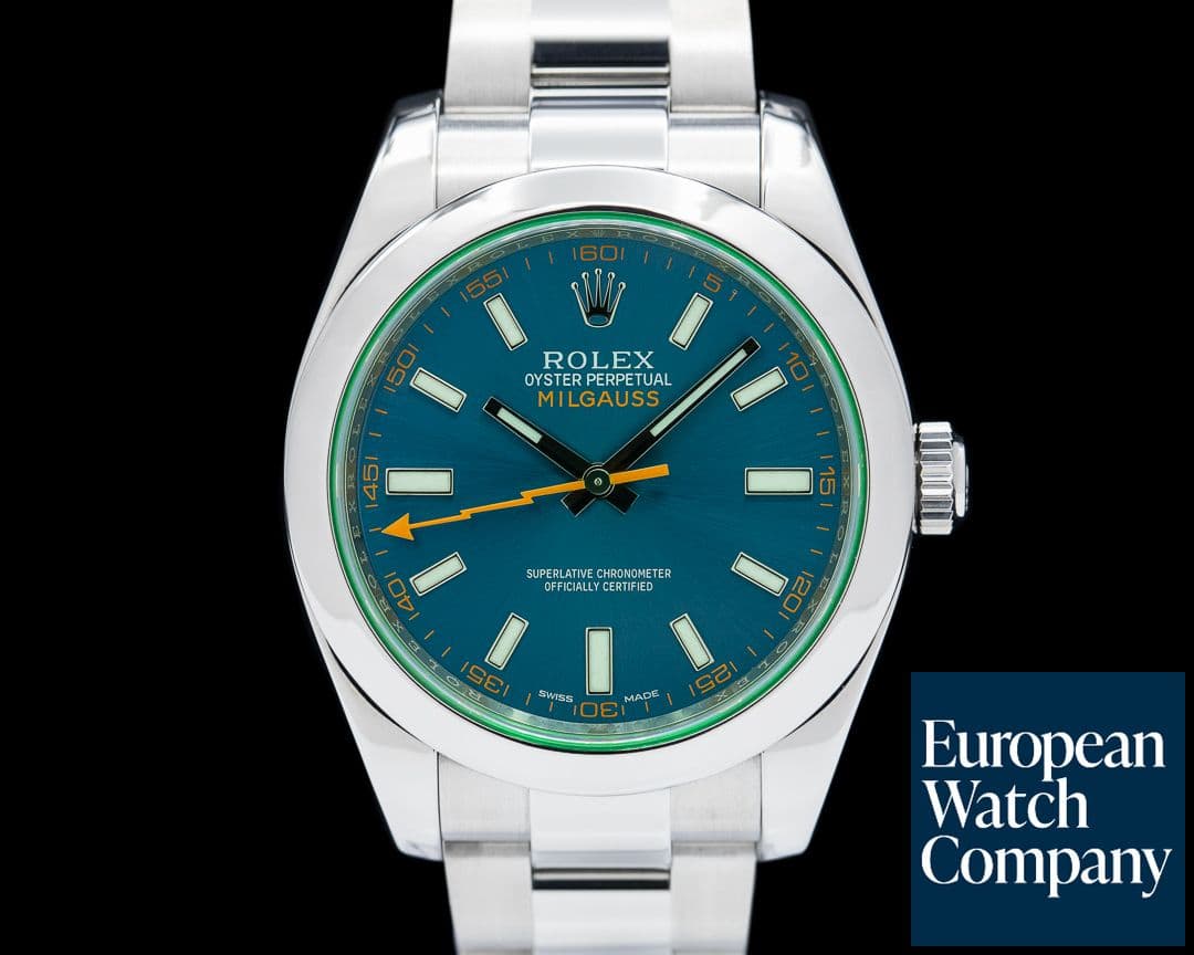 Image of Rolex Milgauss 116400GV "Z-Blue" Dial SS