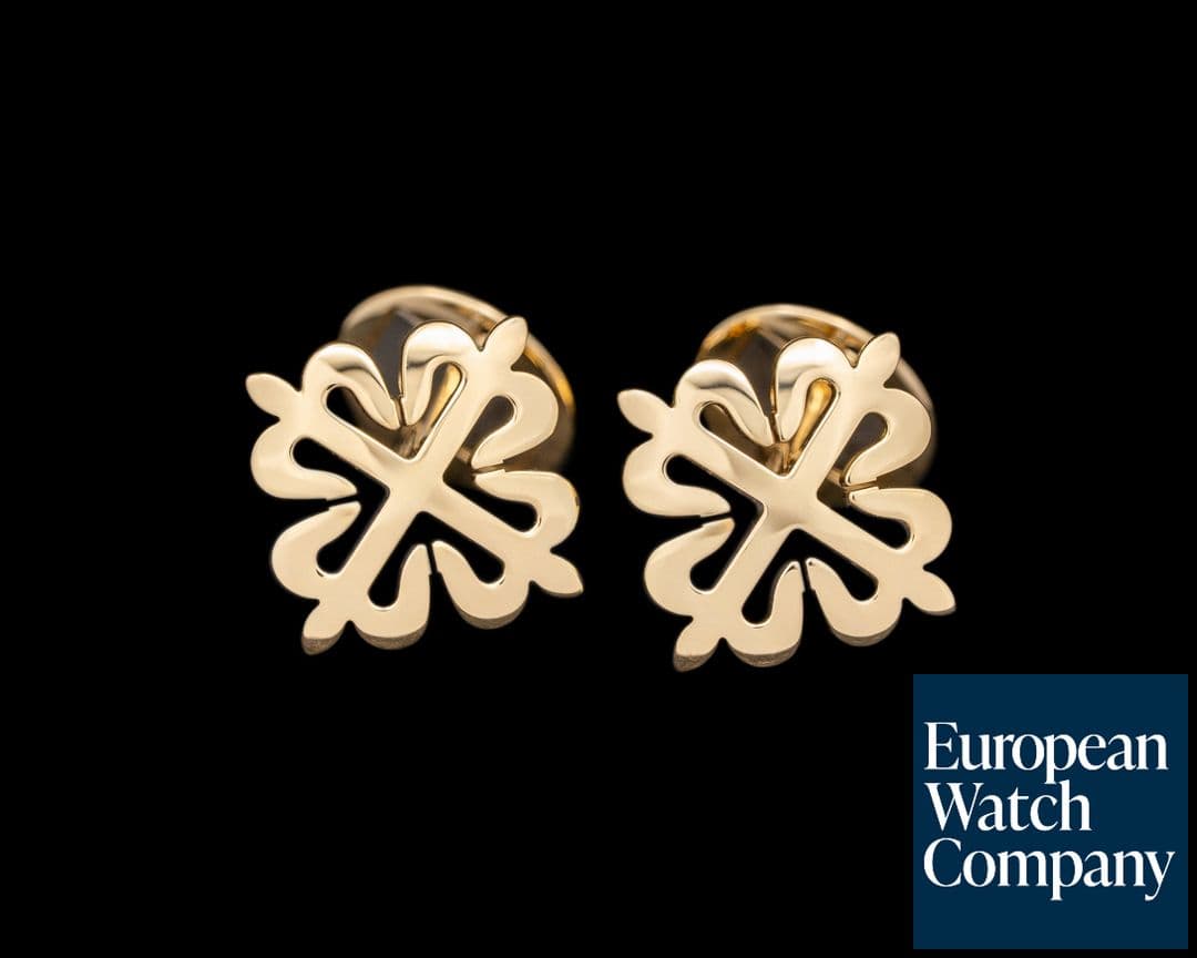 Image of Patek Philippe Calatrava Cross Cufflinks 18K Yellow Gold