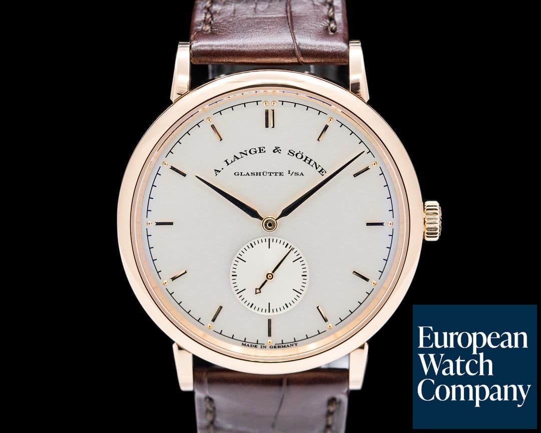 Image of A. Lange and Sohne Saxonia Manual Wind 18K Rose Gold