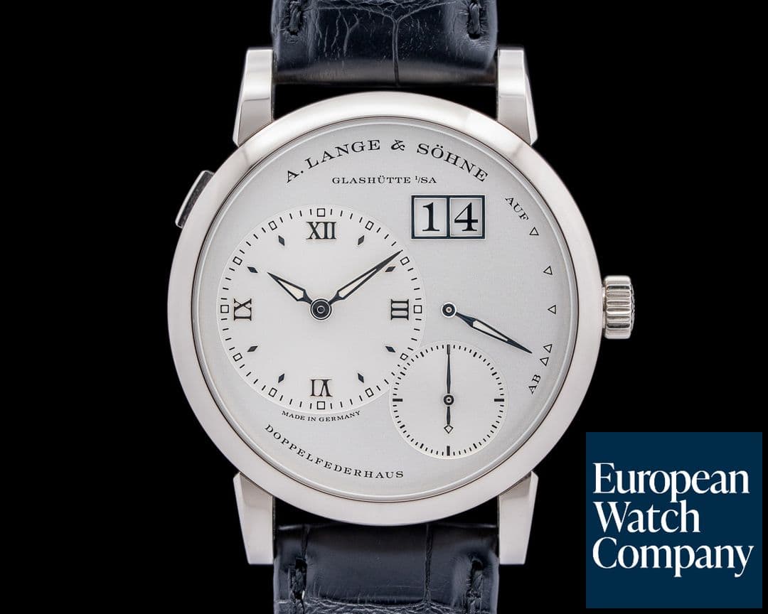 Image of A. Lange and Sohne Lange 1 191.039 18K White Gold Silver Dial