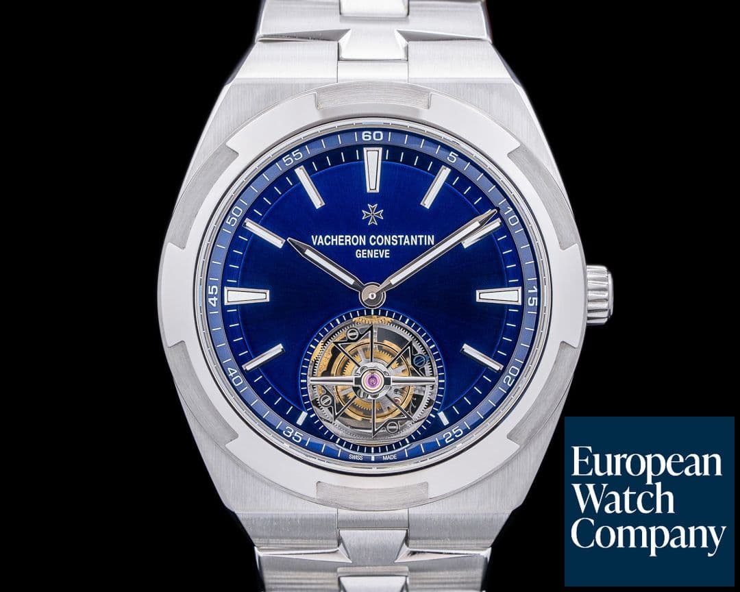 Image of Vacheron Constantin Overseas 6000V/110A Tourbillon SS Blue Dial