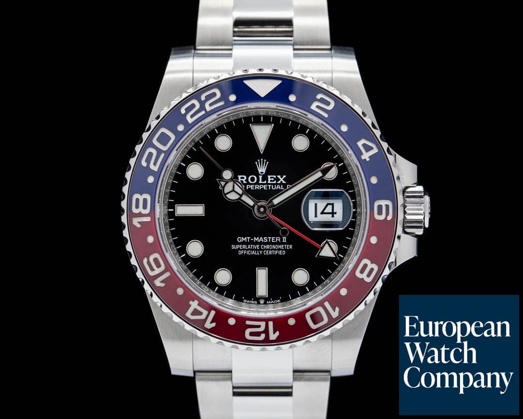 Image of Rolex GMT Master II Ceramic 126710BLRO "Pepsi" SS