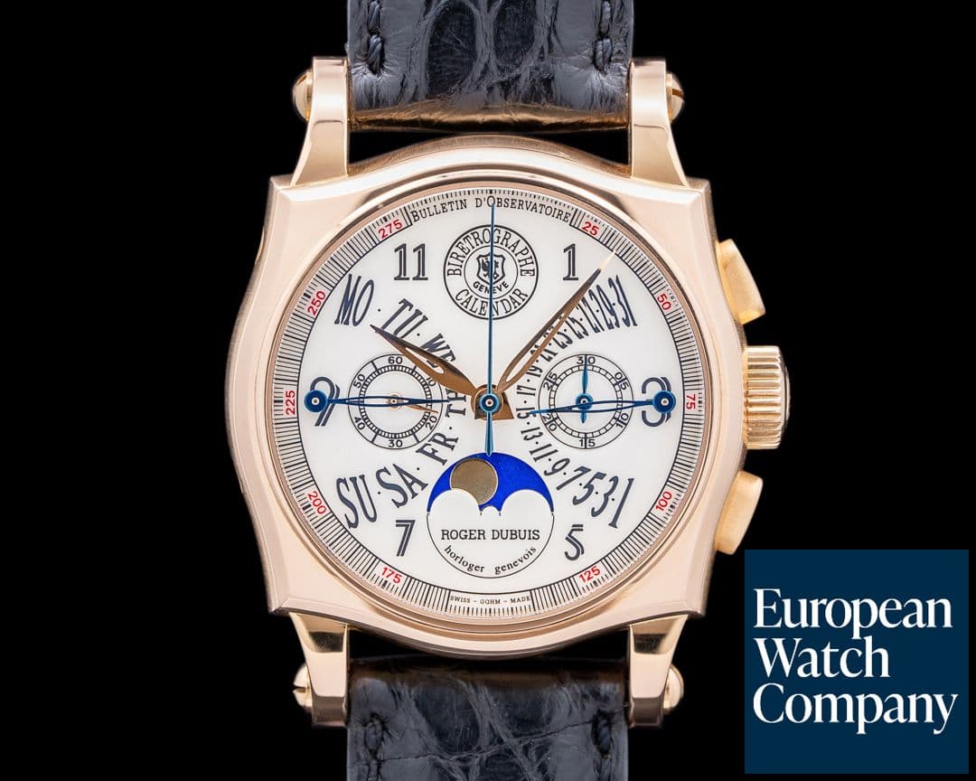 Image of Roger Dubuis Sympathie S40 18K Rose Gold Double Retrograde Calendar Chronograph