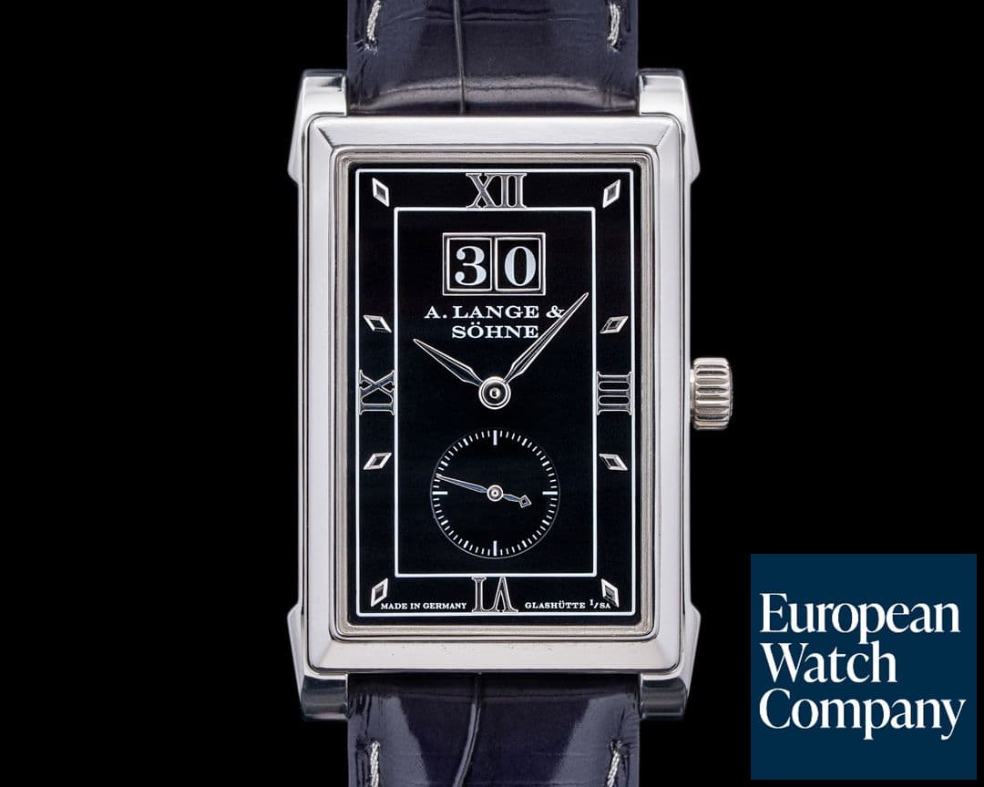 Image of A. Lange and Sohne Cabaret 107.035 Platinum Black Dial RARE