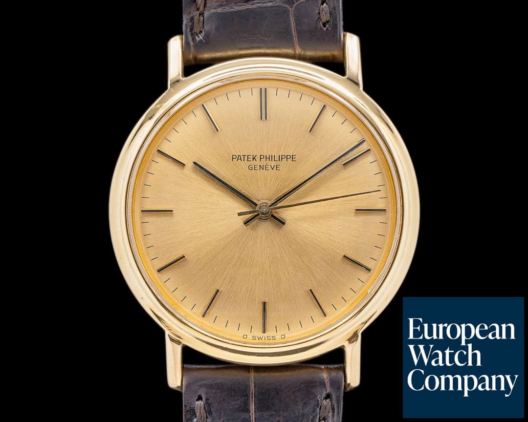 Image of Patek Philippe Calatrava "Backwind" 3569/2 18K Yellow Gold C. 1970s