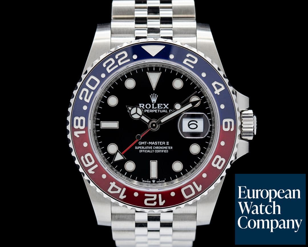 Image of Rolex GMT Master II Ceramic 126710 "Pepsi" SS Jubilee