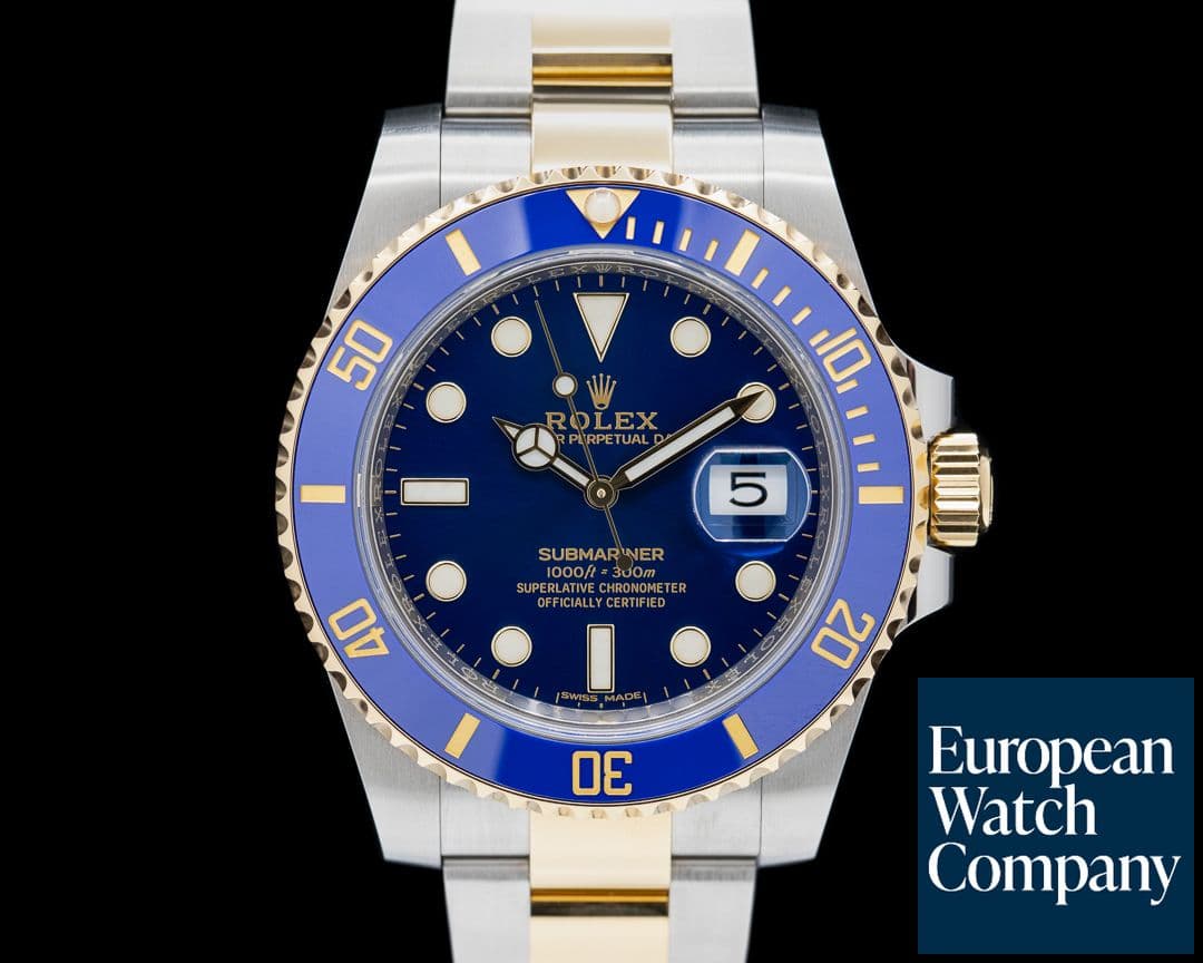 Image of Rolex Submariner 116613LB Ceramic Blue Dial 18K / SS