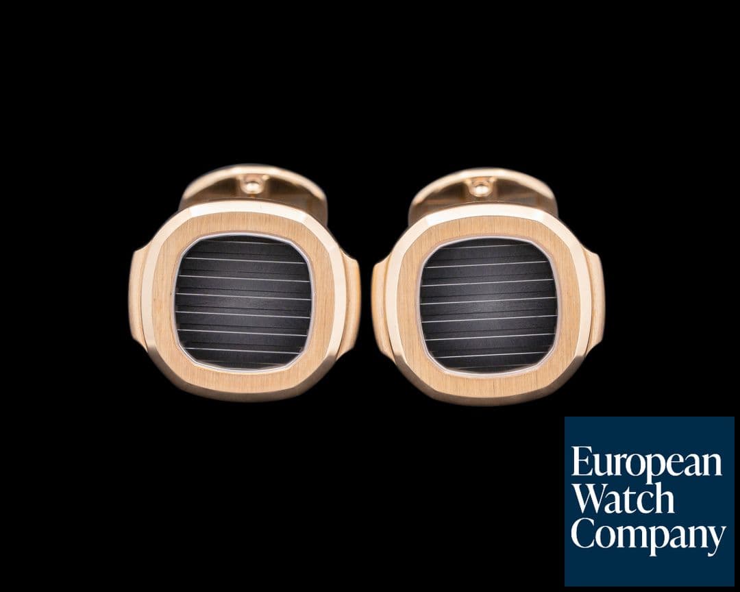 Image of Patek Philippe Nautilus Cufflinks 18k Rose Gold