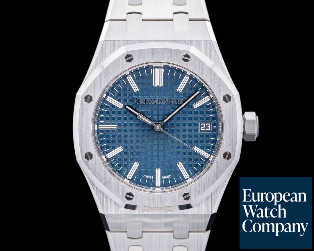 Image of Audemars Piguet Royal Oak 15550ST 50th 37MM Anniversary Blue Dial SS UNWORN