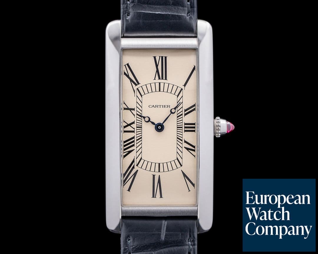 Image of Cartier Tank Cintree Re-edition WGTA0193 Platinum LIMITED