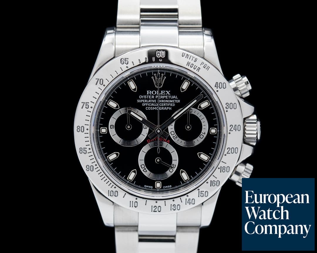 Image of Rolex Daytona 116520 Black Dial SS