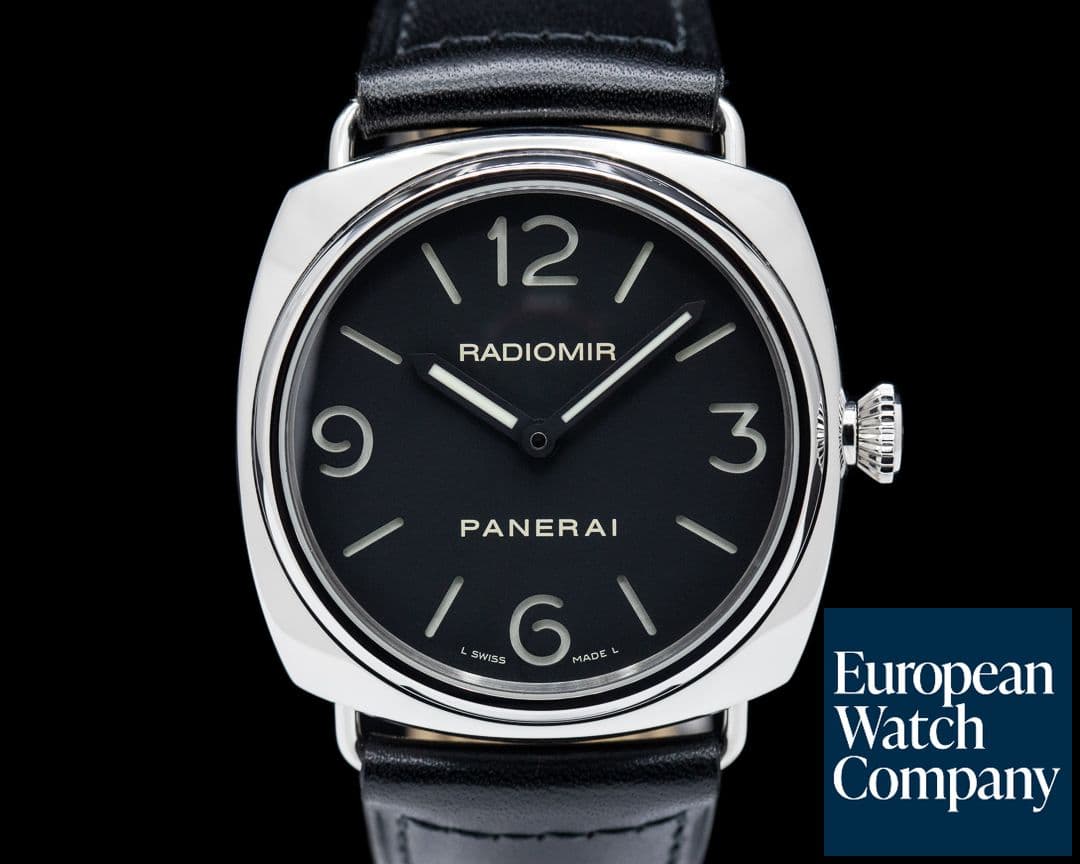 Image of Panerai Radiomir Base SS Black Dial 45MM