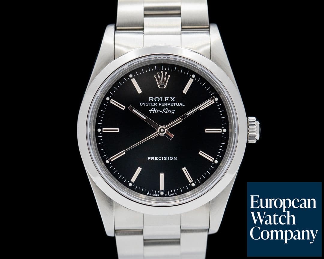 Image of Rolex Air King 14000 Black Dial SS