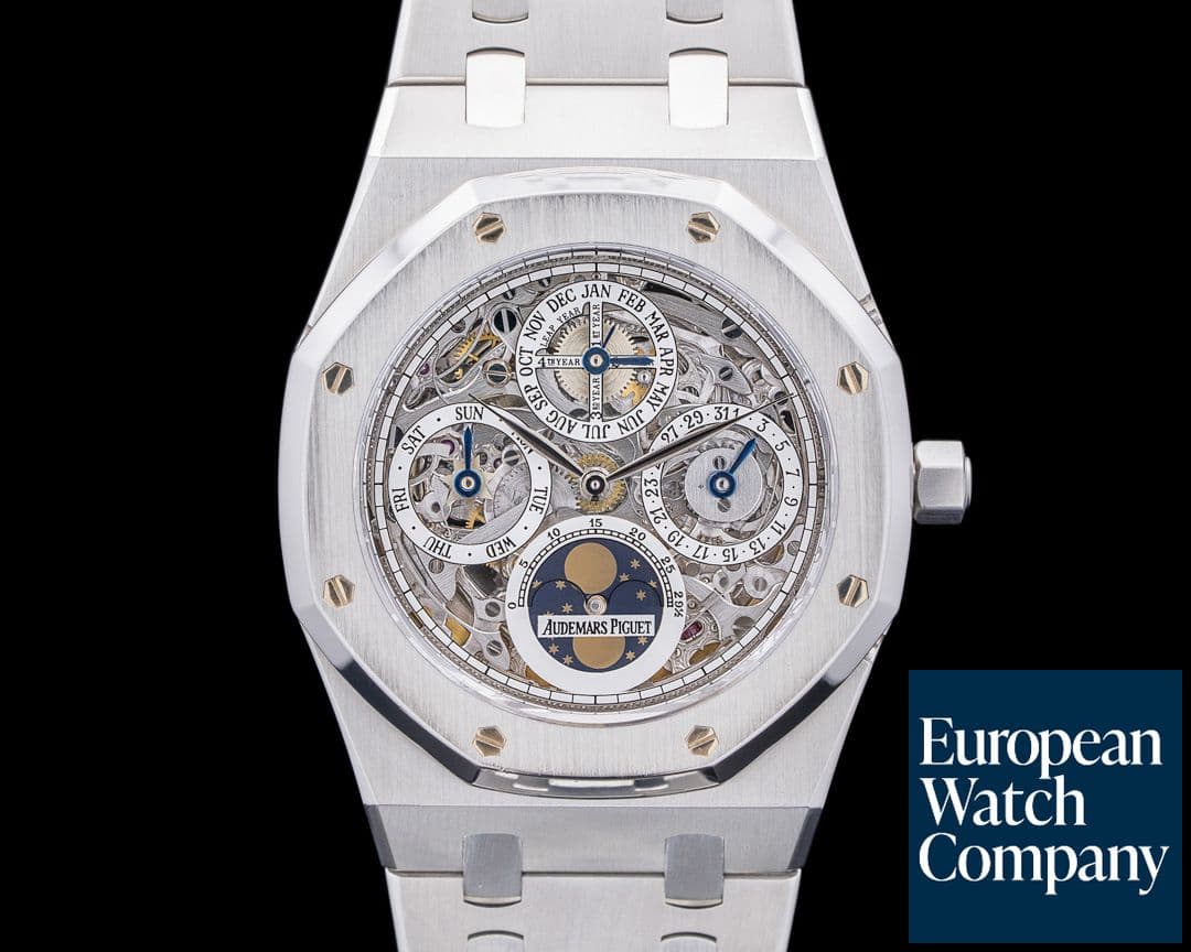 Image of Audemars Piguet Royal Oak Openworked Skeleton Perpetual Calendar 25829ST SS