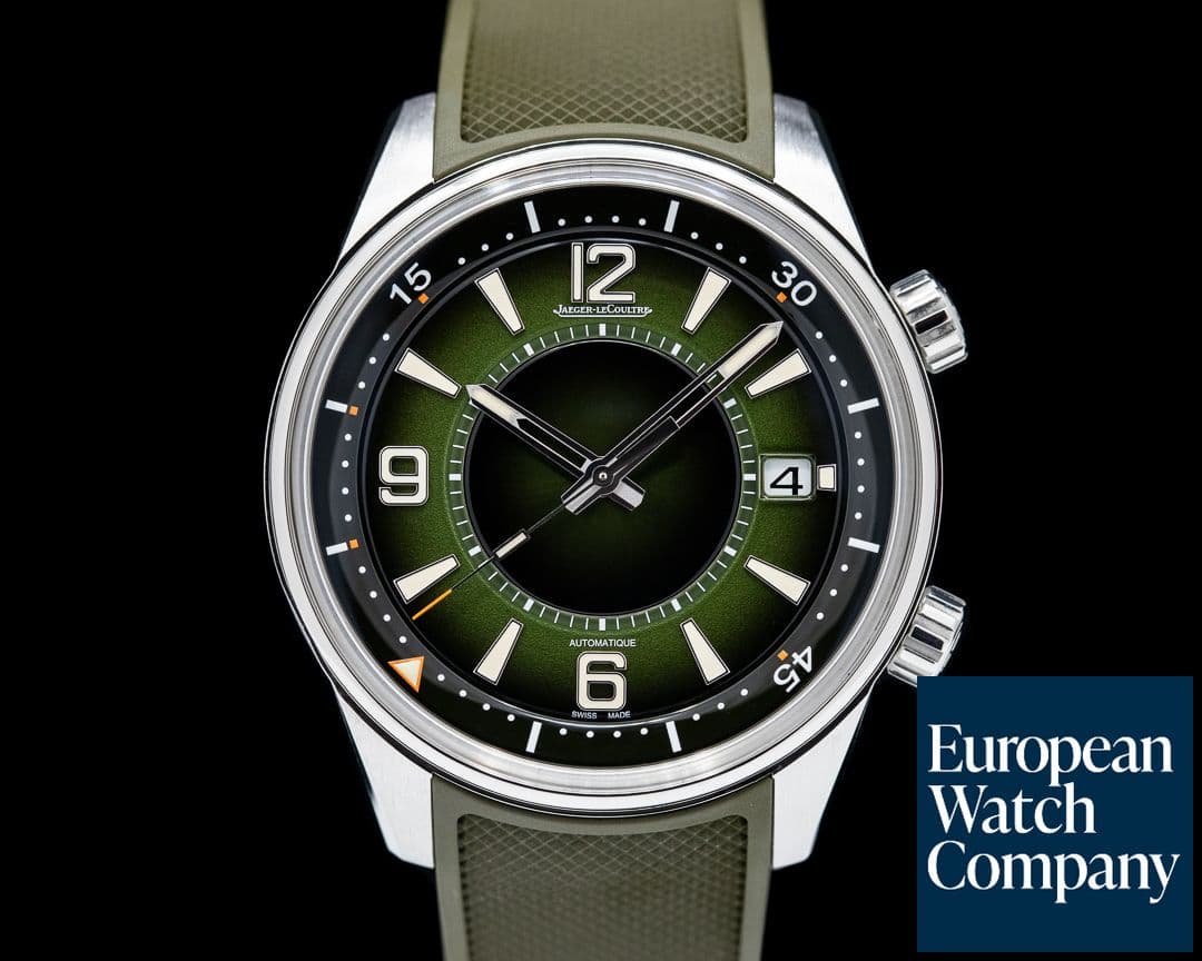 Image of Jaeger LeCoultre Polaris Date SS Green Dial