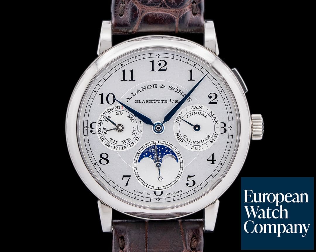 Image of A. Lange and Sohne 1815 Annual Calendar 238.026 18K White Gold