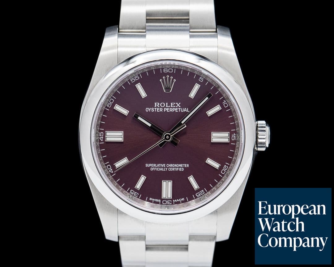 Image of Rolex Oyster Perpetual 116000 SS Grape Dial 36mm