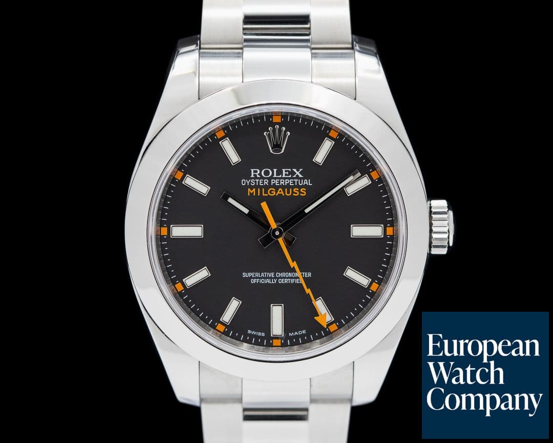 Image of Rolex Milgauss 116400 SS Black Dial