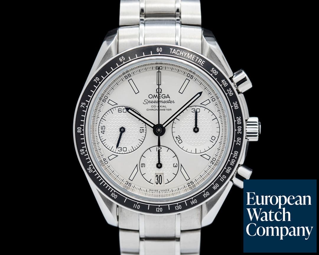 Image of Omega Speedmaster Racing Co-Axial Chronograph Silver Dial SS