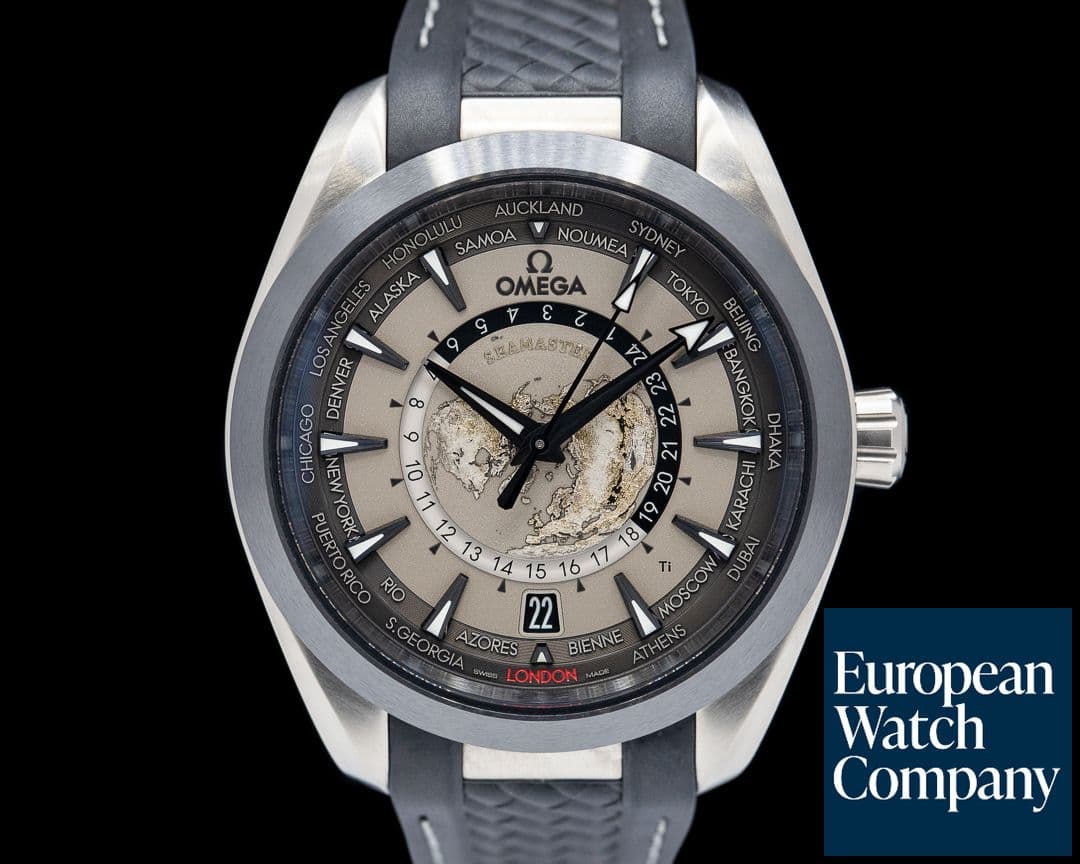 Image of Omega Aqua Terra Co-Axial Master Chronometer GMT Worldtimer Titanium