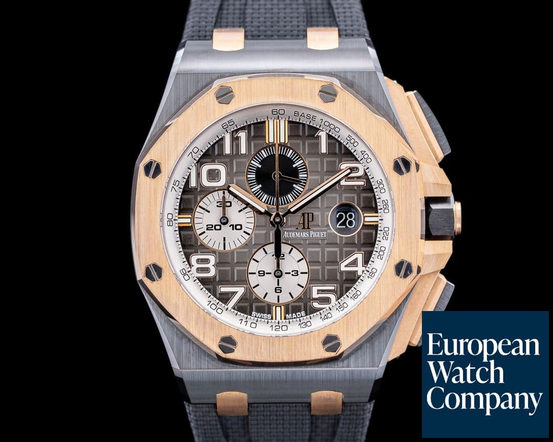 Image of Audemars Piguet Royal Oak Offshore Chronograph 18K Rose Gold / Ceramic