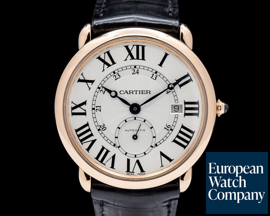 Image of Cartier Ronde Louis Cartier 18k Rose Gold Automatic 40MM