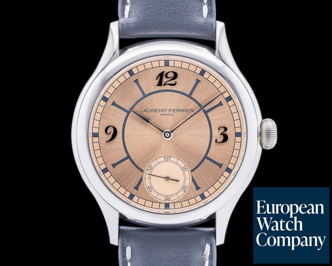 Image of Laurent Ferrier Classic Micro Rotor "Revolution and the Rake" SS / Salmon Dial LIMITED