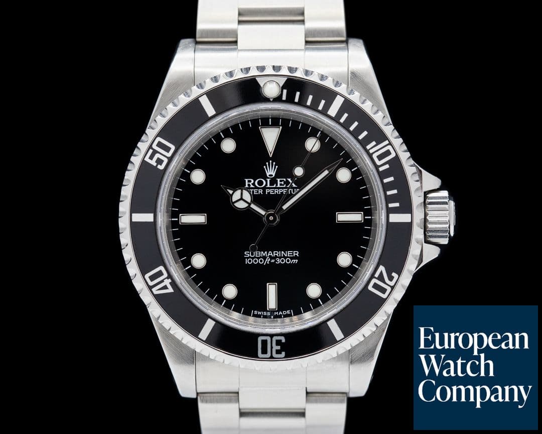 Image of Rolex Submariner No Date SS Black Dial 14060M