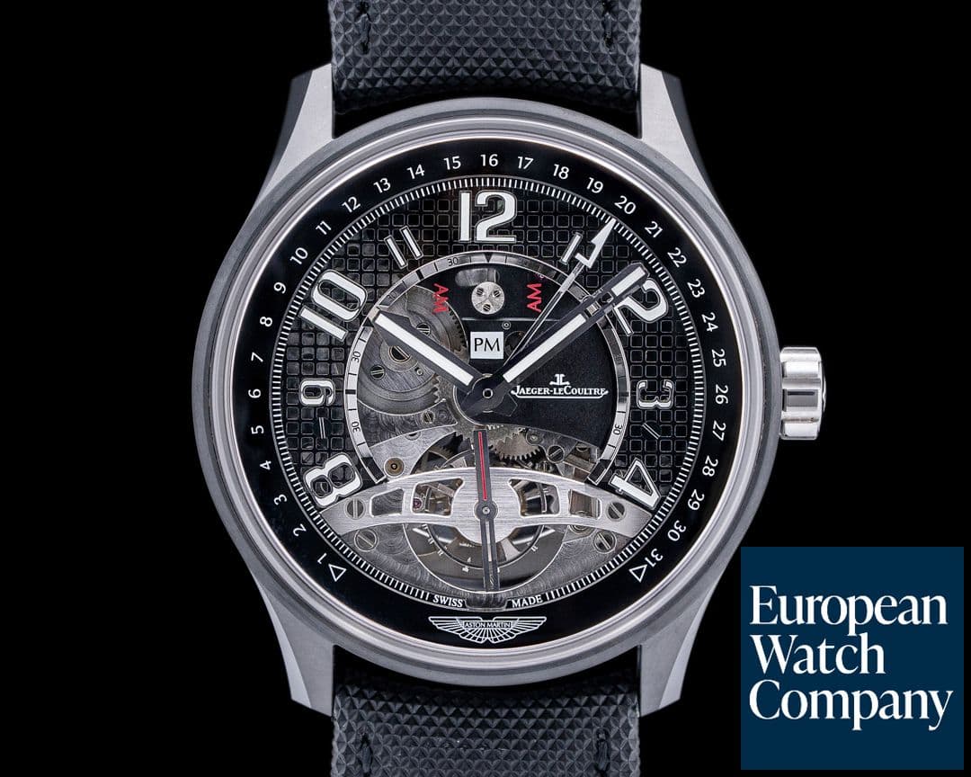 Image of Jaeger LeCoultre AMVOX3 Tourbillon GMT Aston Martin Ceramic LIMITED
