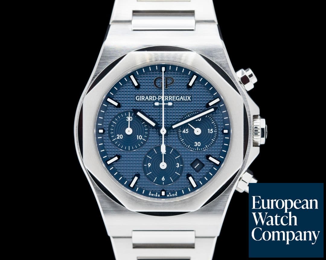 Image of Girard Perregaux Laureato Chronograph 42mm SS / Blue Dial