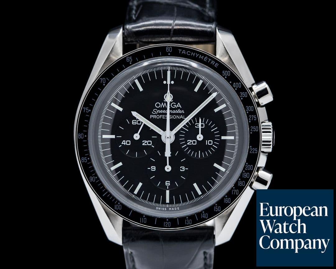 Image of Omega Speedmaster Professional Black Dial SS Hesalite