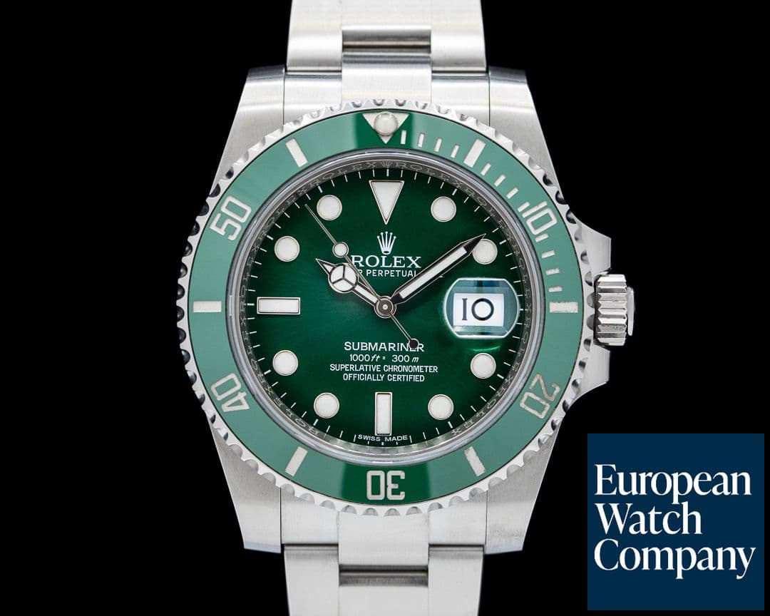 Image of Rolex Submariner "Hulk" Green Ceramic Bezel Green Dial SS