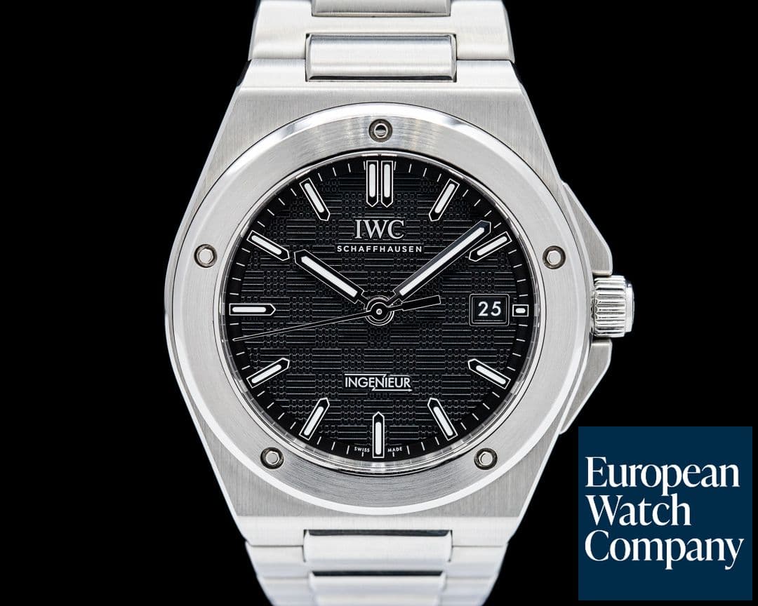Image of IWC Ingenieur Automatic 40 Black Dial SS 2024