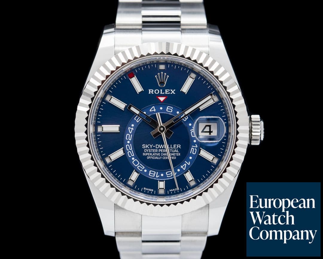 Image of Rolex Sky Dweller 326934 SS Blue Dial UNWORN