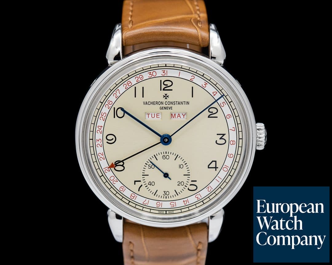 Image of Vacheron Constantin Les Historiques 1942 Triple Calendar SS RED