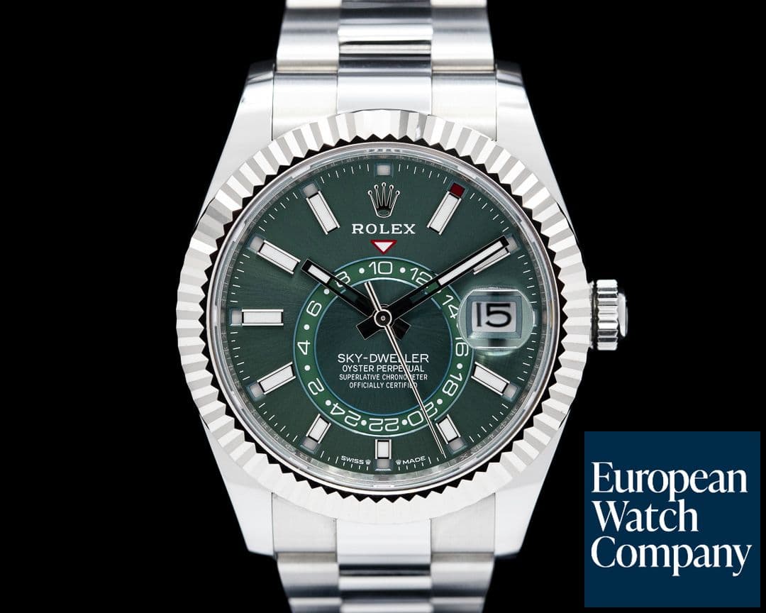 Image of Rolex Sky Dweller 336934 SS Mint Green Dial 2024
