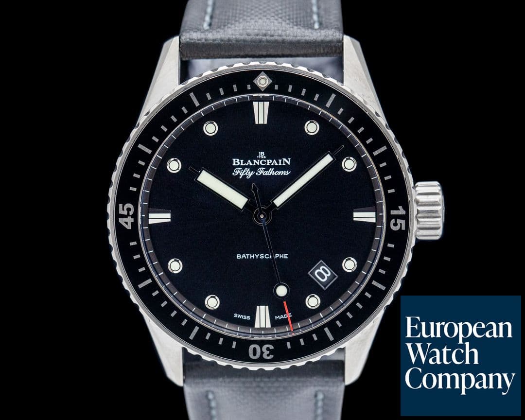 Image of Blancpain Fifty Fathoms Bathyscaphe Automatic Titanium