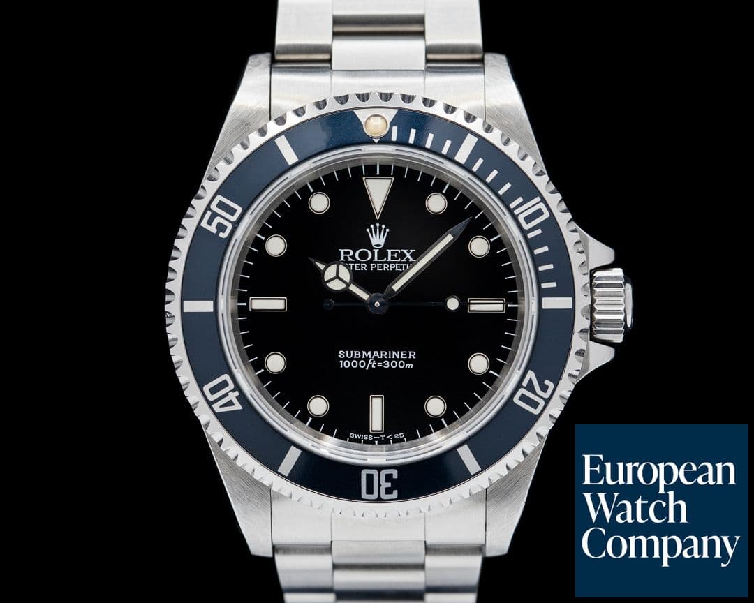 Image of Rolex Submariner No Date SS Black Dial 14060 SHARP C. 1996