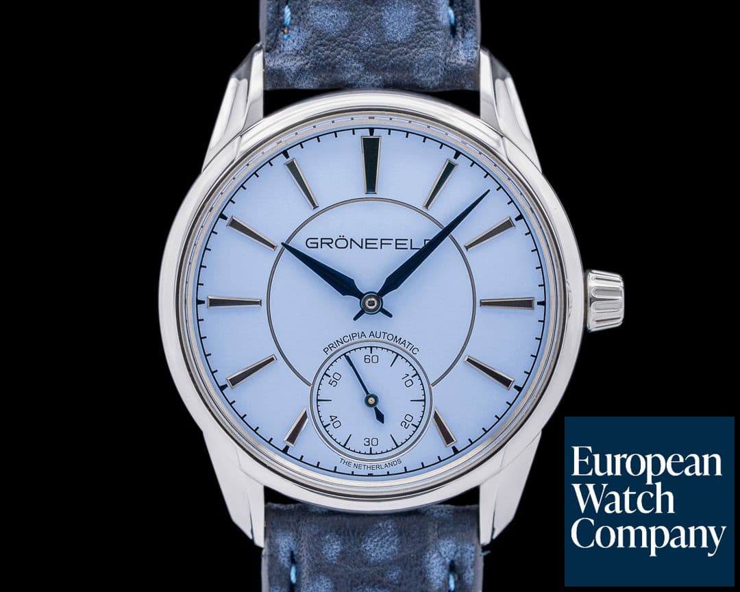 Image of Gronefeld 1941 Principia Automatic Light Blue Dial SS 2024