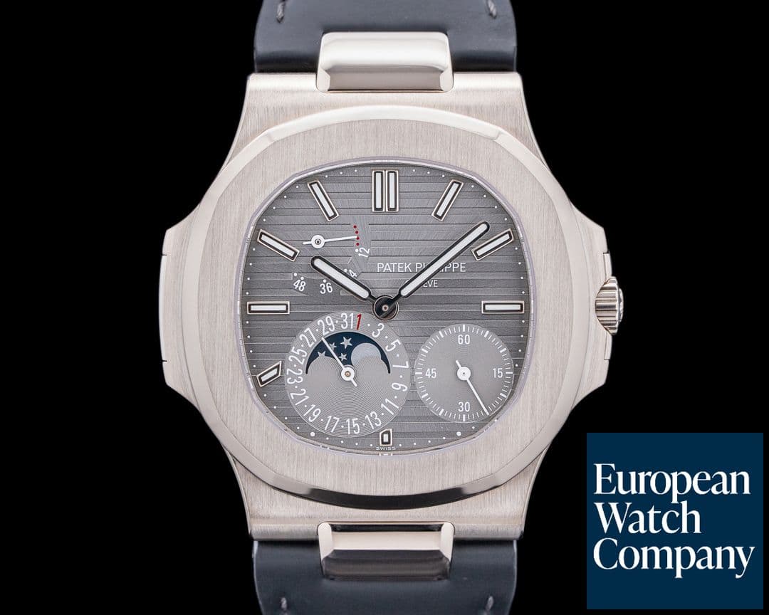 Image of Patek Philippe Nautilus 5712G Power Reserve Moonphase 18K White Gold 2024