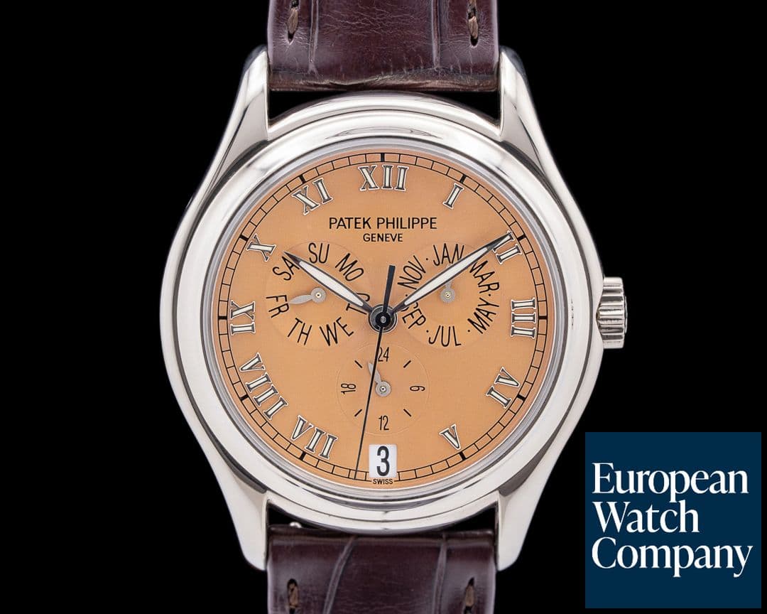 Image of Patek Philippe Annual Calendar 5035G 18K White Gold Salmon Dial