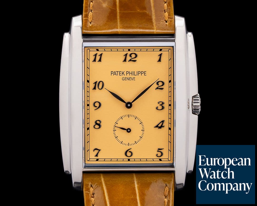 Image of Patek Philippe Gondolo 5124G Manual 18K White Gold / Salmon Dial