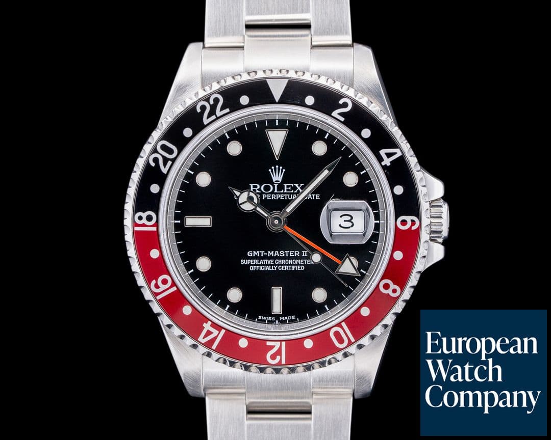 Image of Rolex GMT Master II 16710 SS Red / Black "Coke"