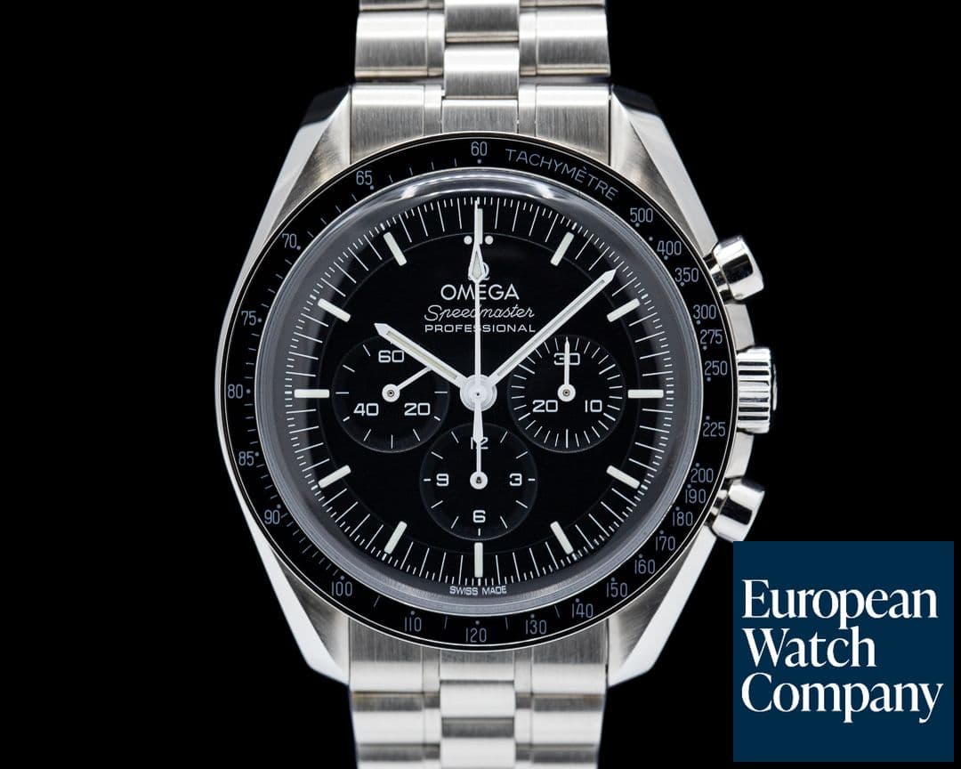 Image of Omega Speedmaster Professional Moonwatch SS Black Dial