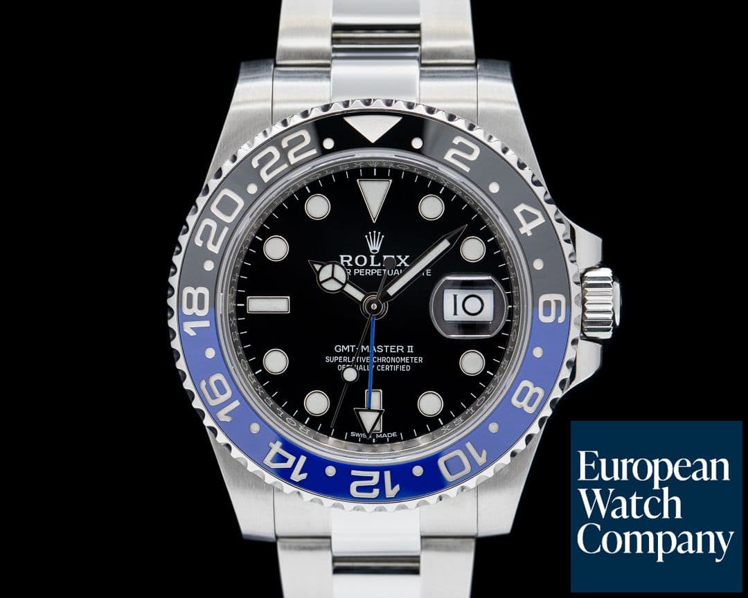 Image of Rolex GMT Master II 116710 Ceramic "Batman" SS